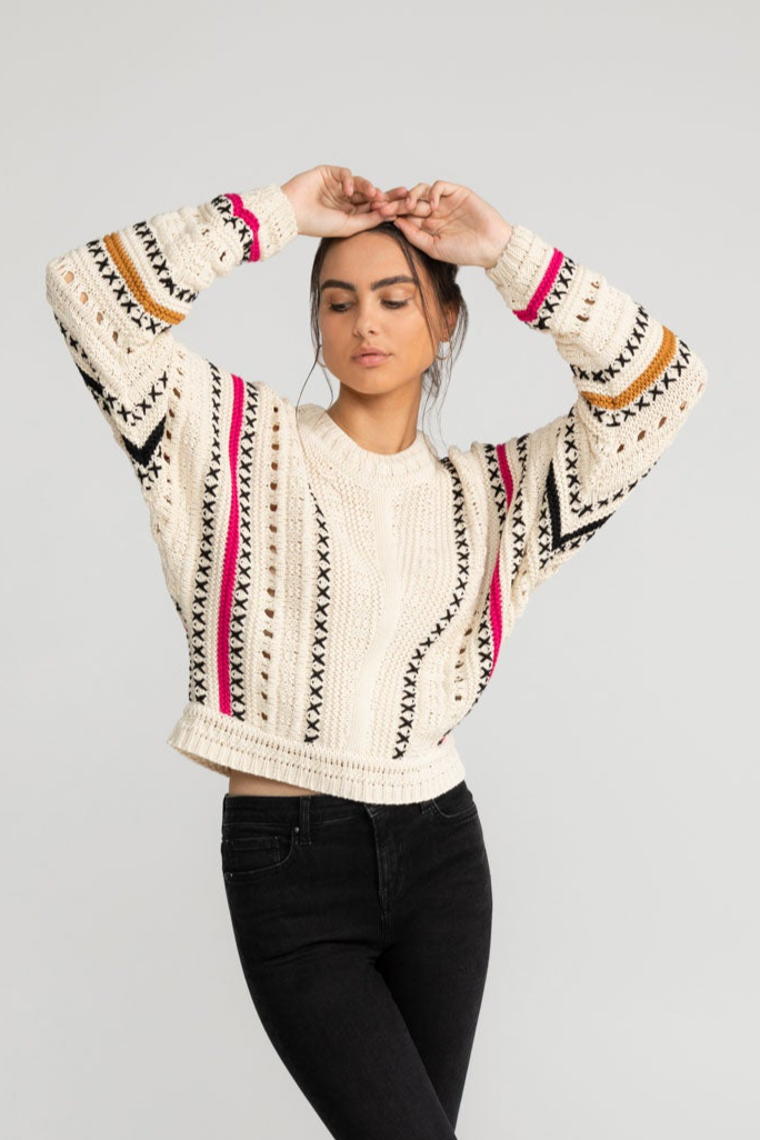 LOVJOI  Trui Eleah Misty Beige