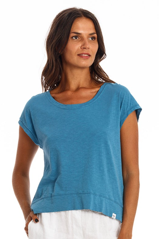 RAVENS VIEW IBIZA  T-Shirt Ivy Maui Blauw
