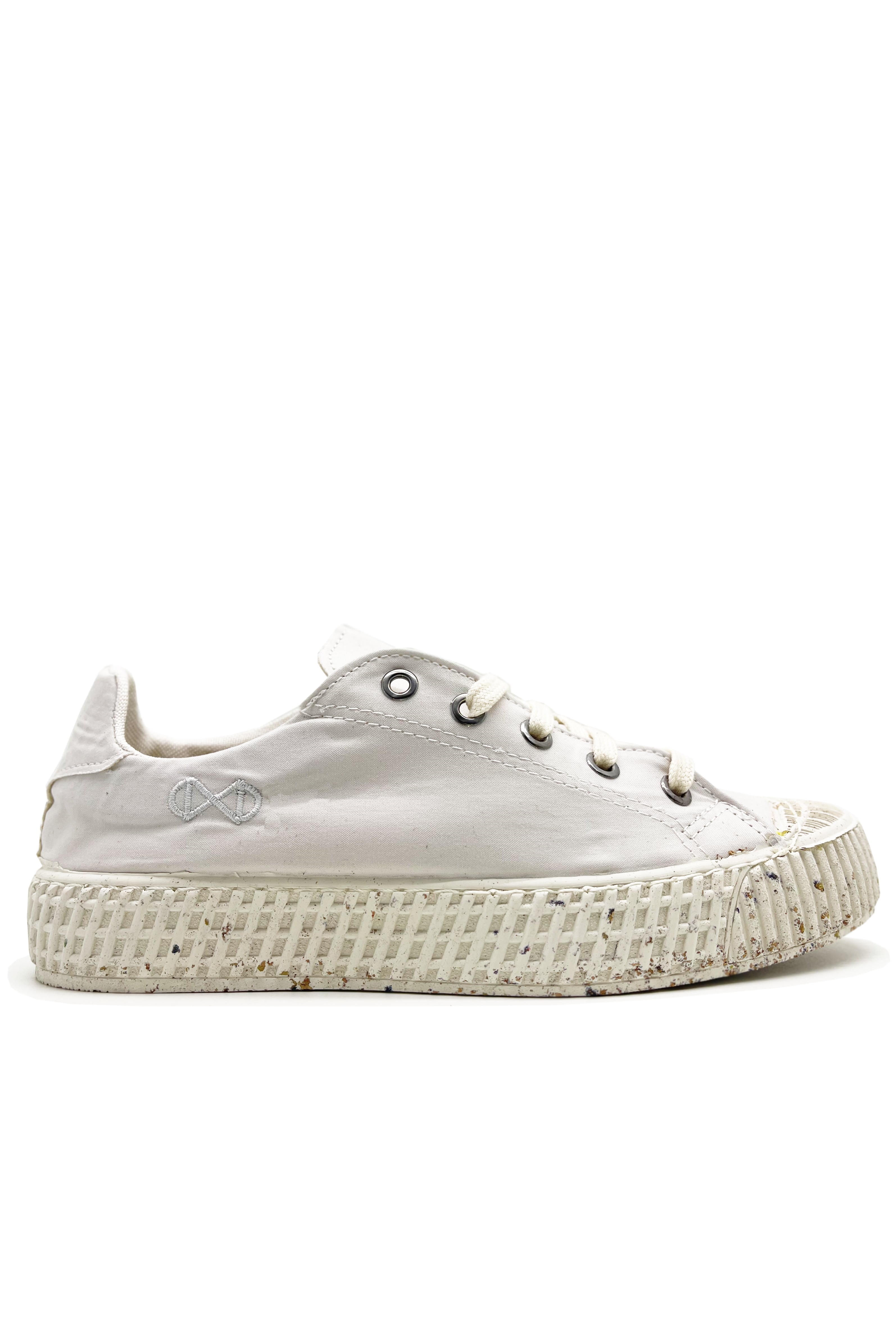 nat-2 mannen vegan Sneakers Mono Eta Laag Waterdicht Wit Steen