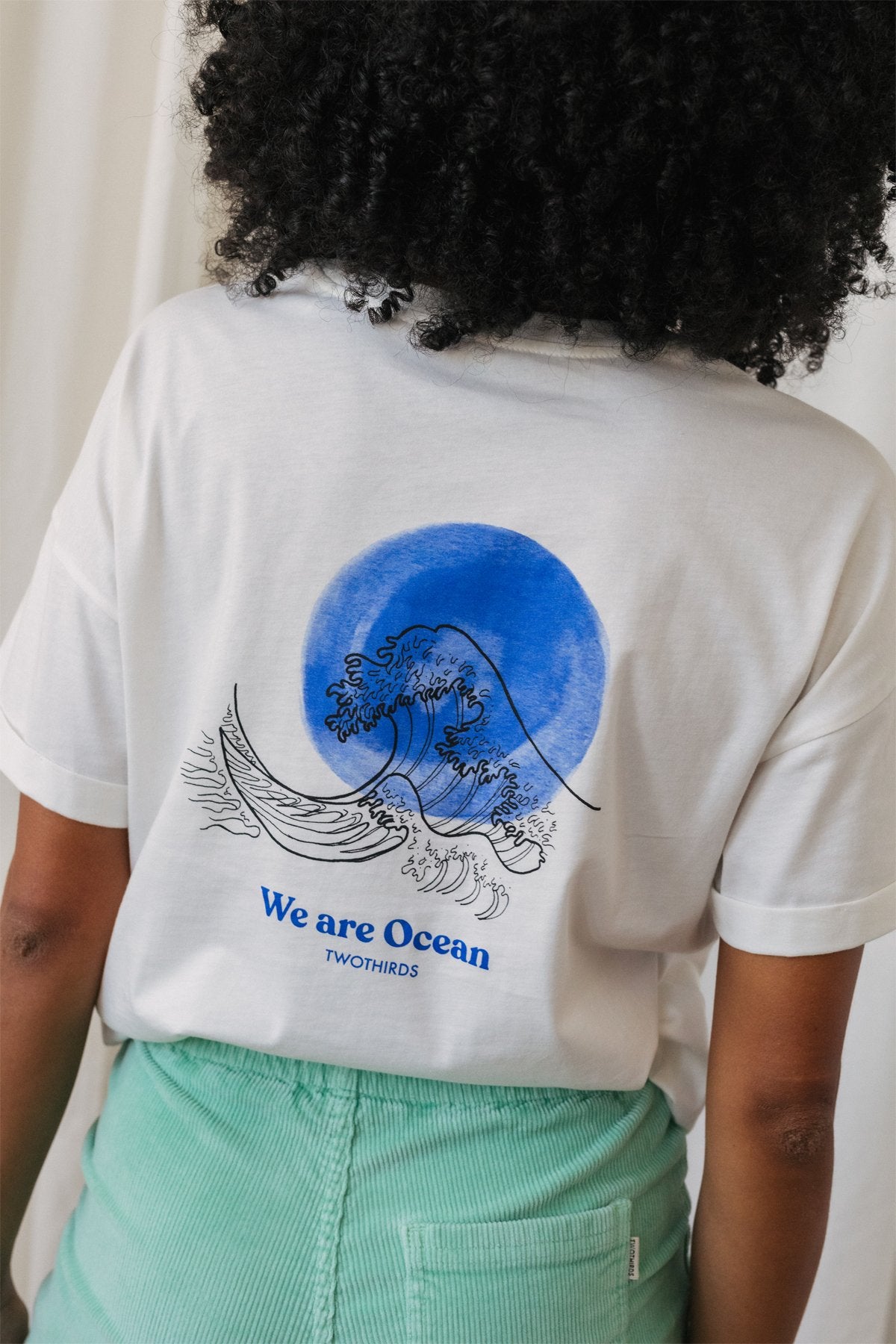 TWOTHIRDS  T-Shirt Uwins Wave Off White