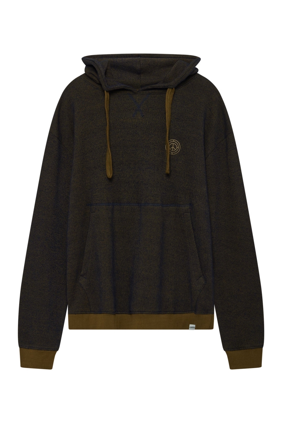 KOMODO  Hoodie Yogi Gots Biologisch Katoen Kaki