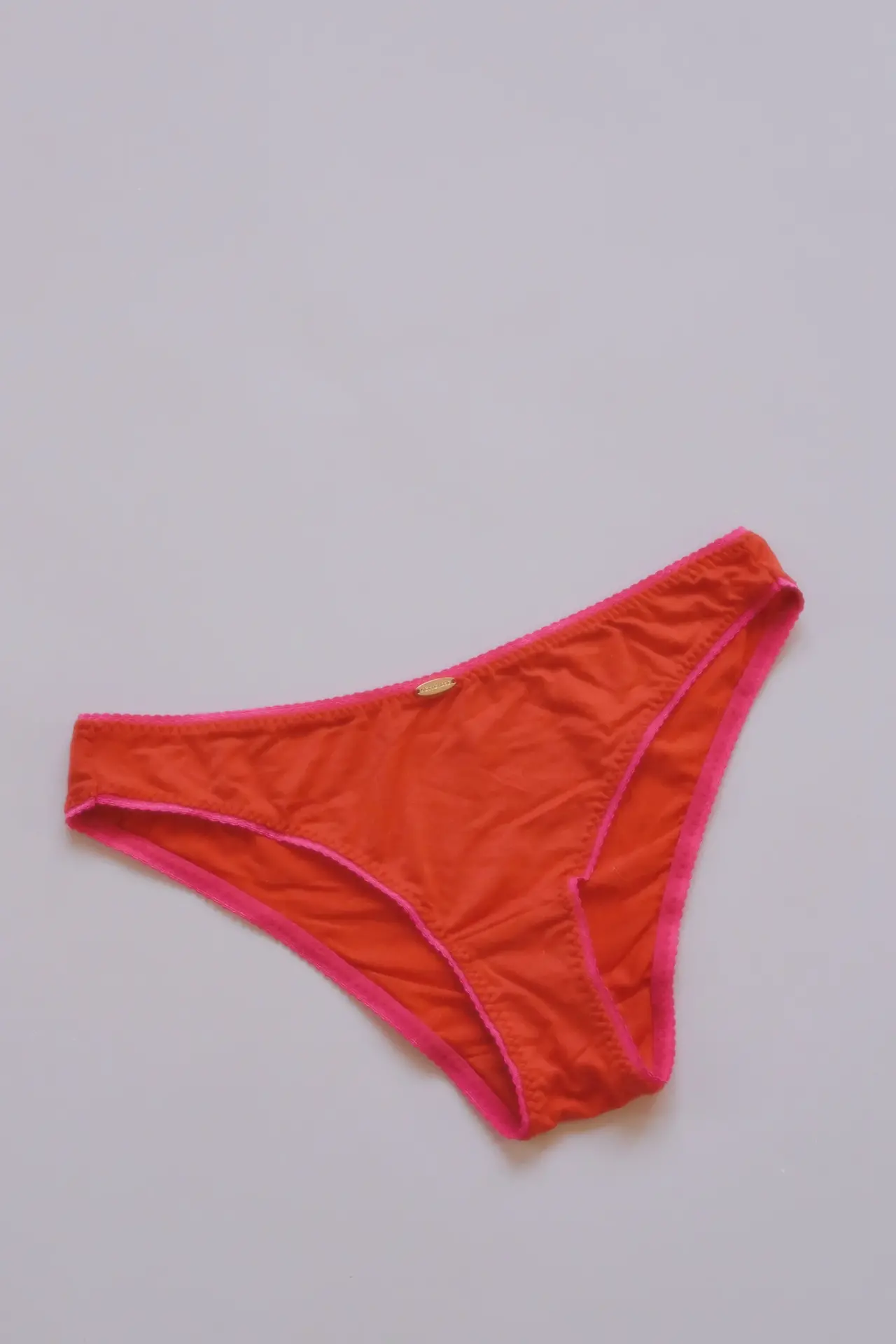 Orange Bamboo Bikini