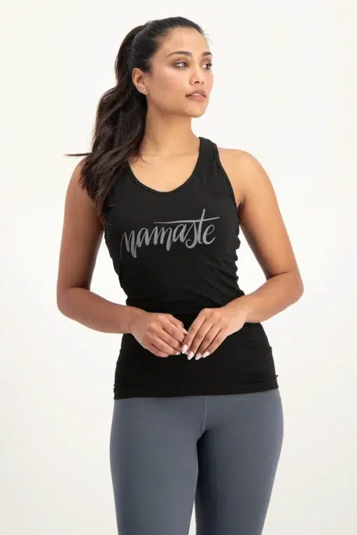Namaste Core Yoga Tank Top – Onyx Black