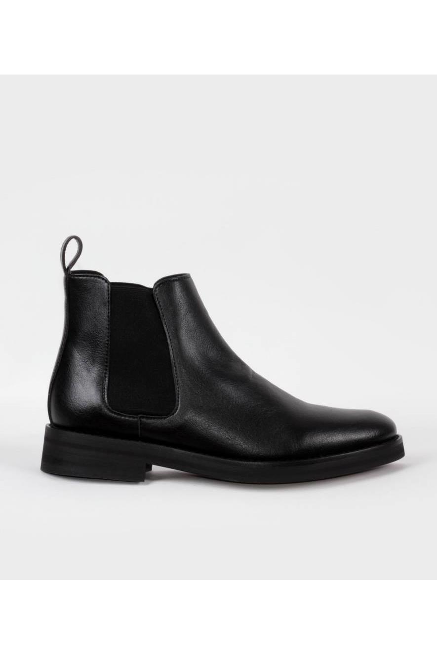 Brave GentleMan mannen vegan Chelsea Boots Lover Zwart