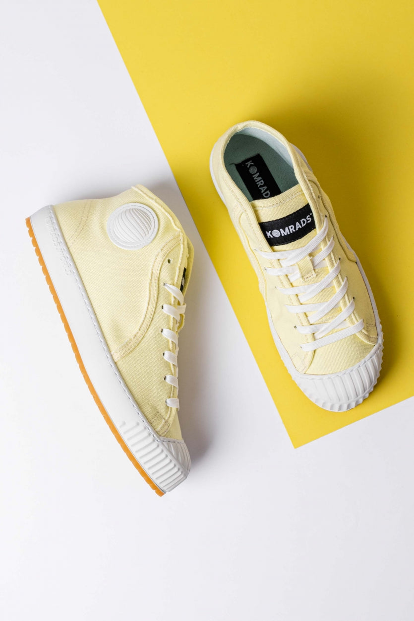 Komrads mannen vegan Sneakers Icns Partizan Ancient Yellow