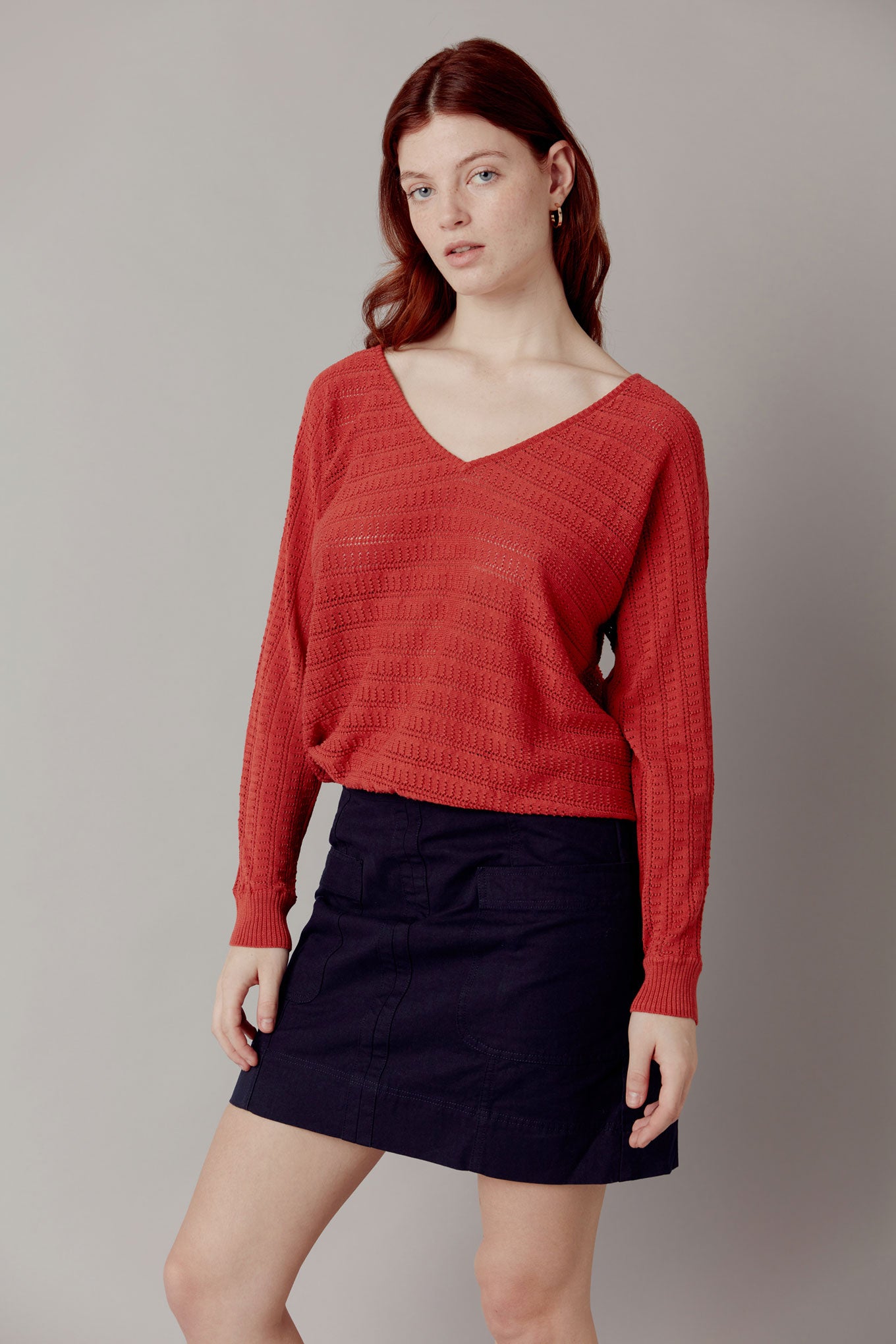 KOMODO  Trui Pia Clay Rood