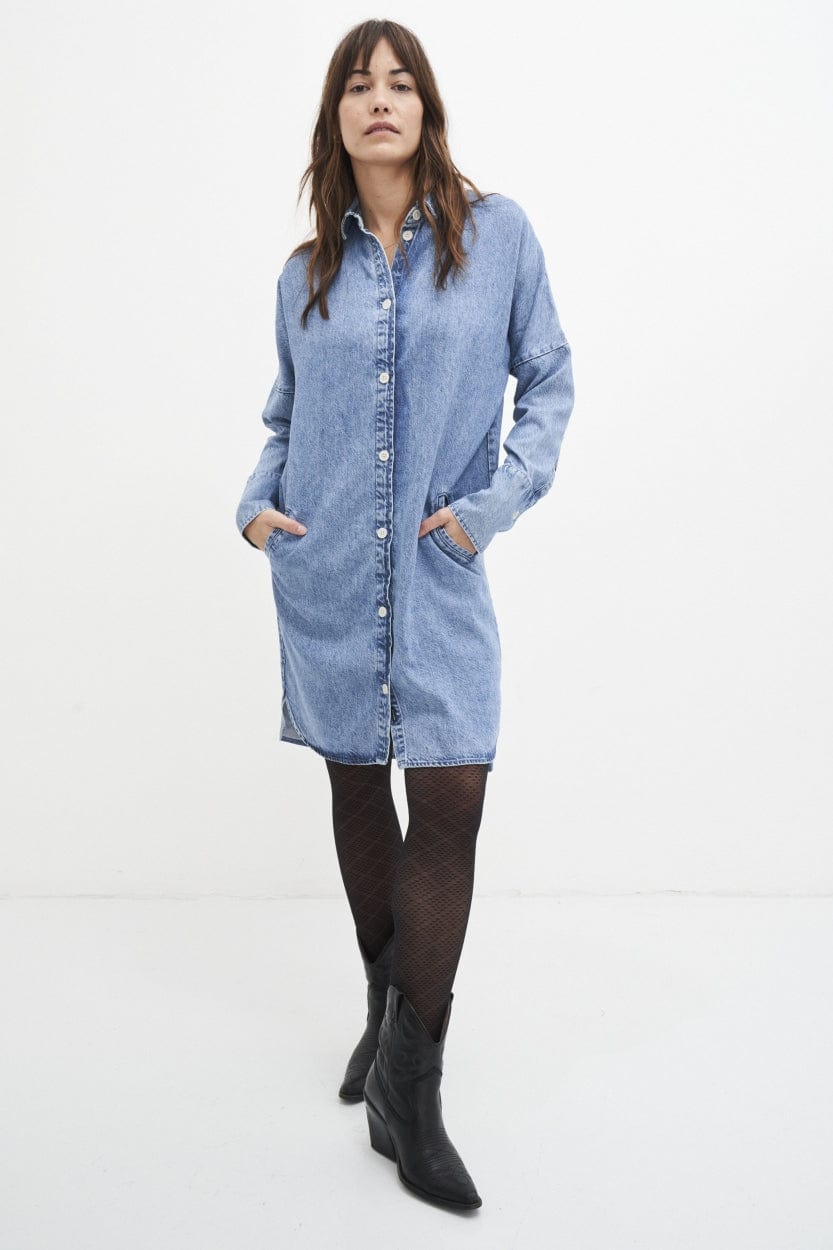 Kuyichi  Spijkerjurk Mara Blauw