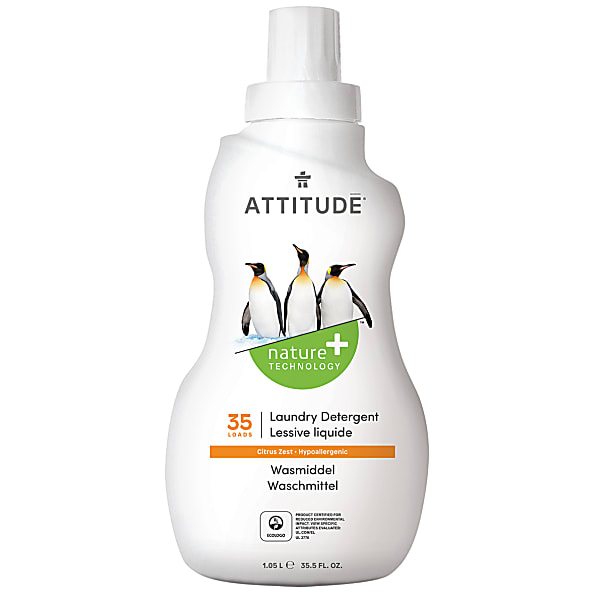 Attitude Vloeibaar Wasmiddel Citrus Zest 35 wasbeurten