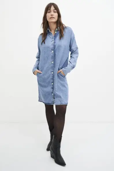 Kuyichi Mara Spijkerjurk - Donkerblauw
