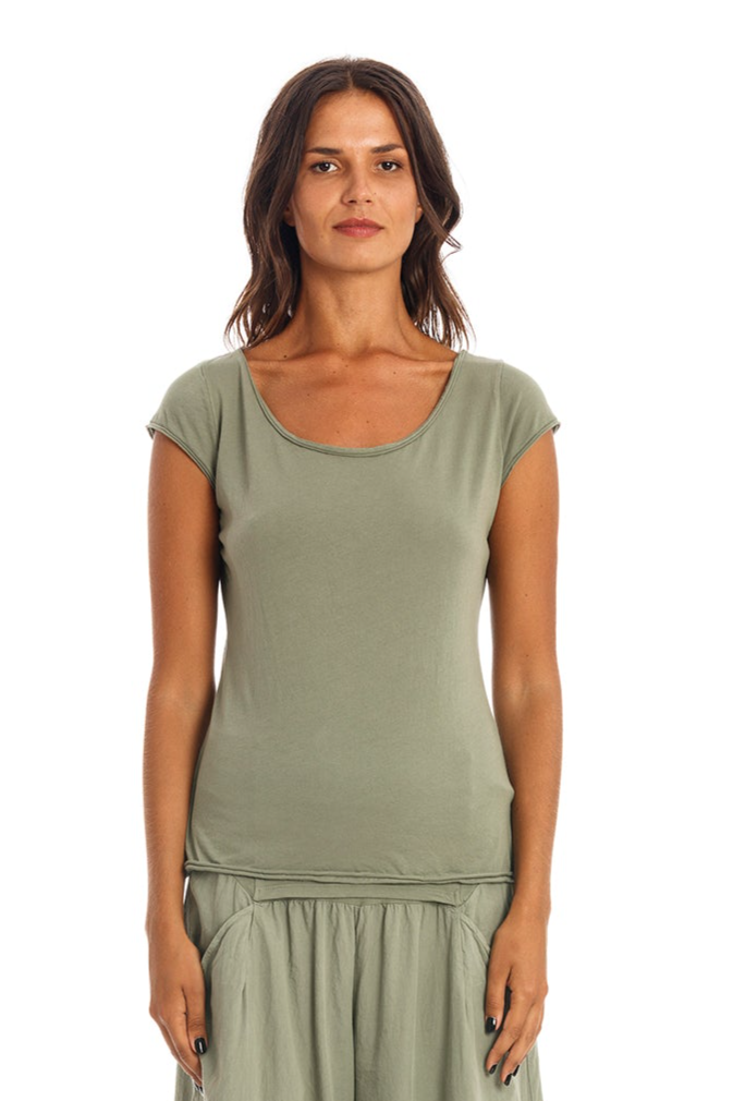RAVENS VIEW IBIZA  T-Shirt Vriend Kaki Groen