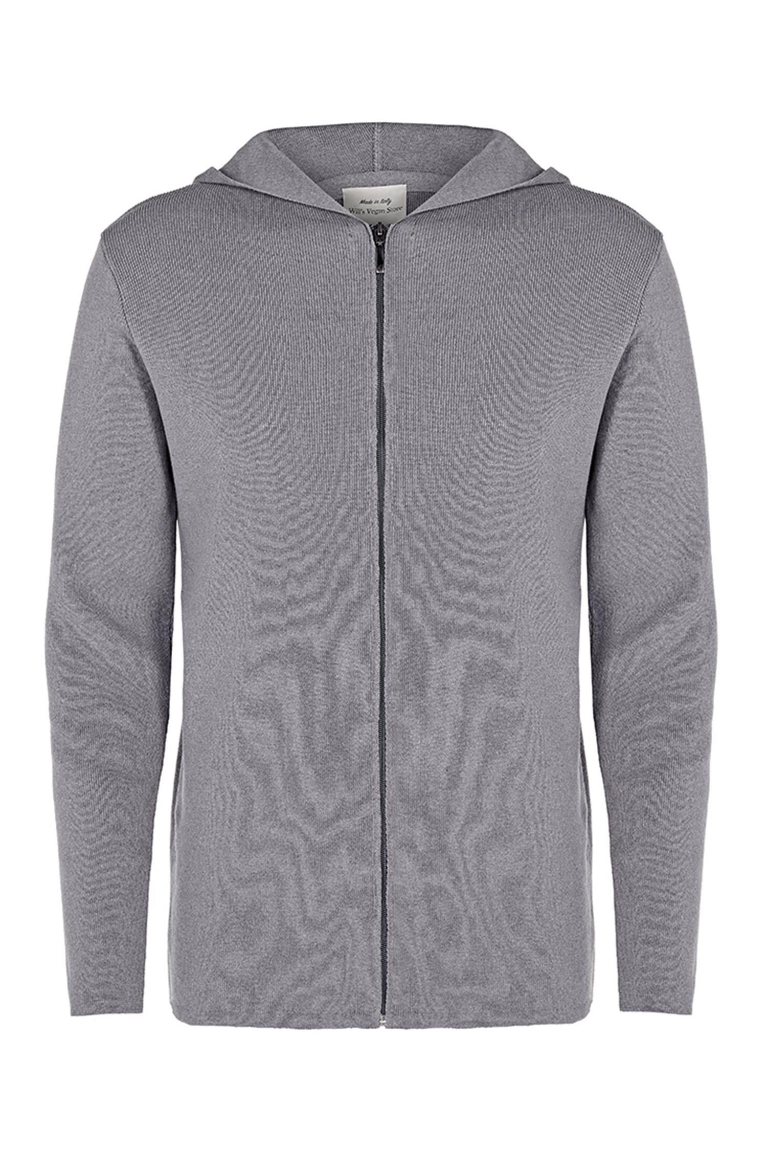 Will's Vegan Store mannen vegan Vest Knit Grijs