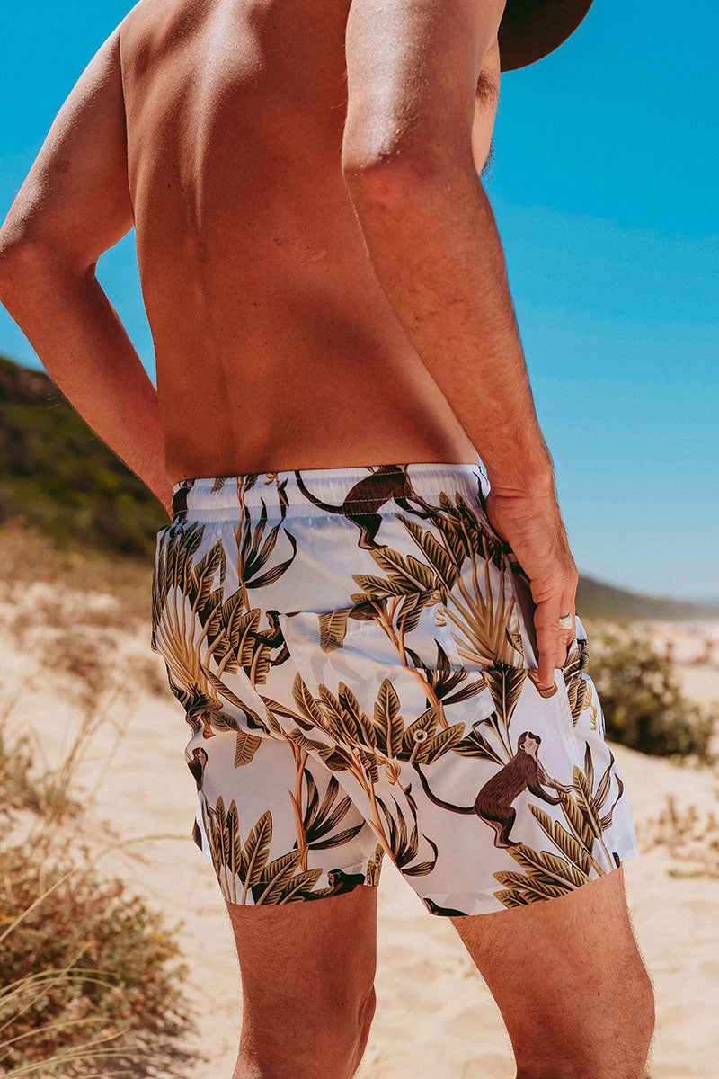 Averie mannen vegan Zwemshort Ezra Van Arlo Monkeys