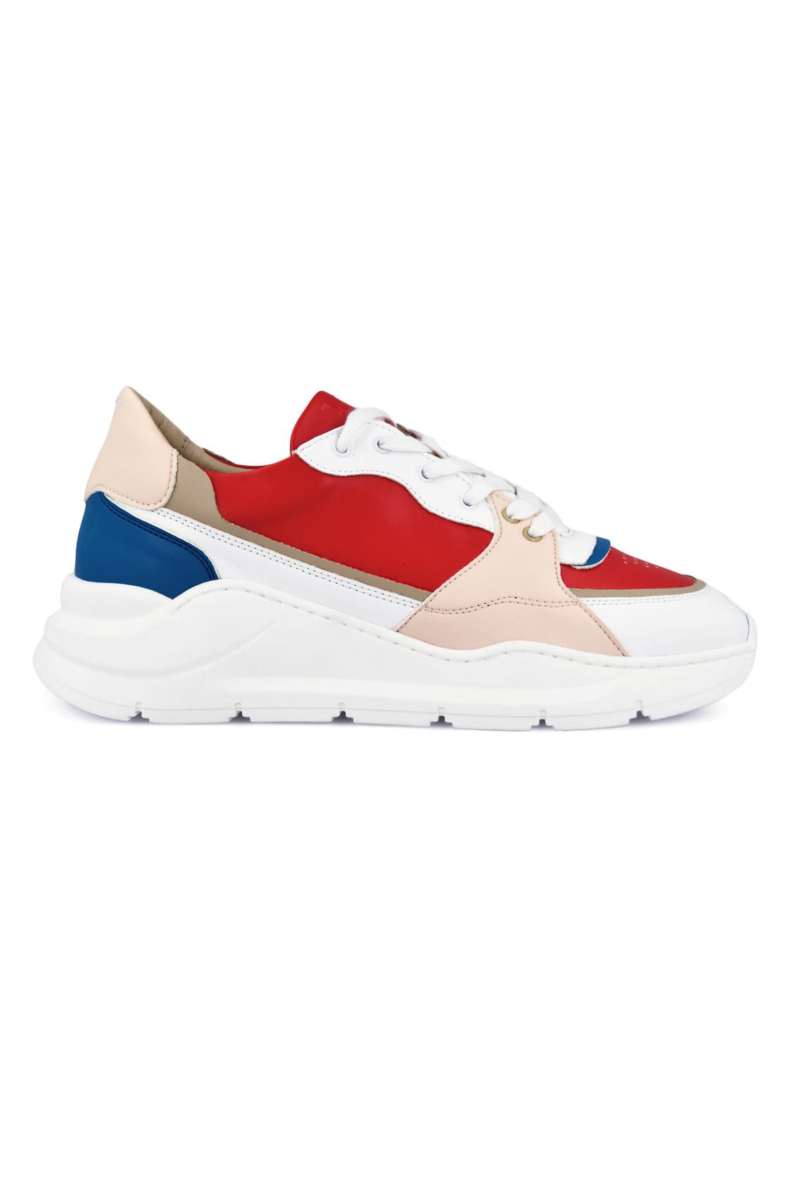 Ella & Witt  Sneaker Goodal Rood, Wit & Roze