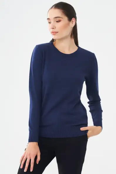 ORGANICATION  Trui Navy Blauw