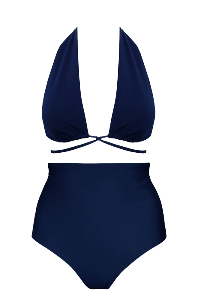 Anekdot  Versatile + Core High Bikini Set Navy