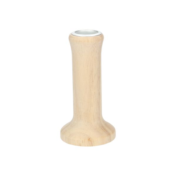 Kandelaar, rubberhout, Ø5.5 x H10,5 cm