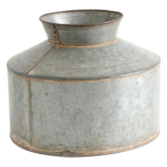 Scrapmetal Jar Waterpot, vaas van gerecycled metaal