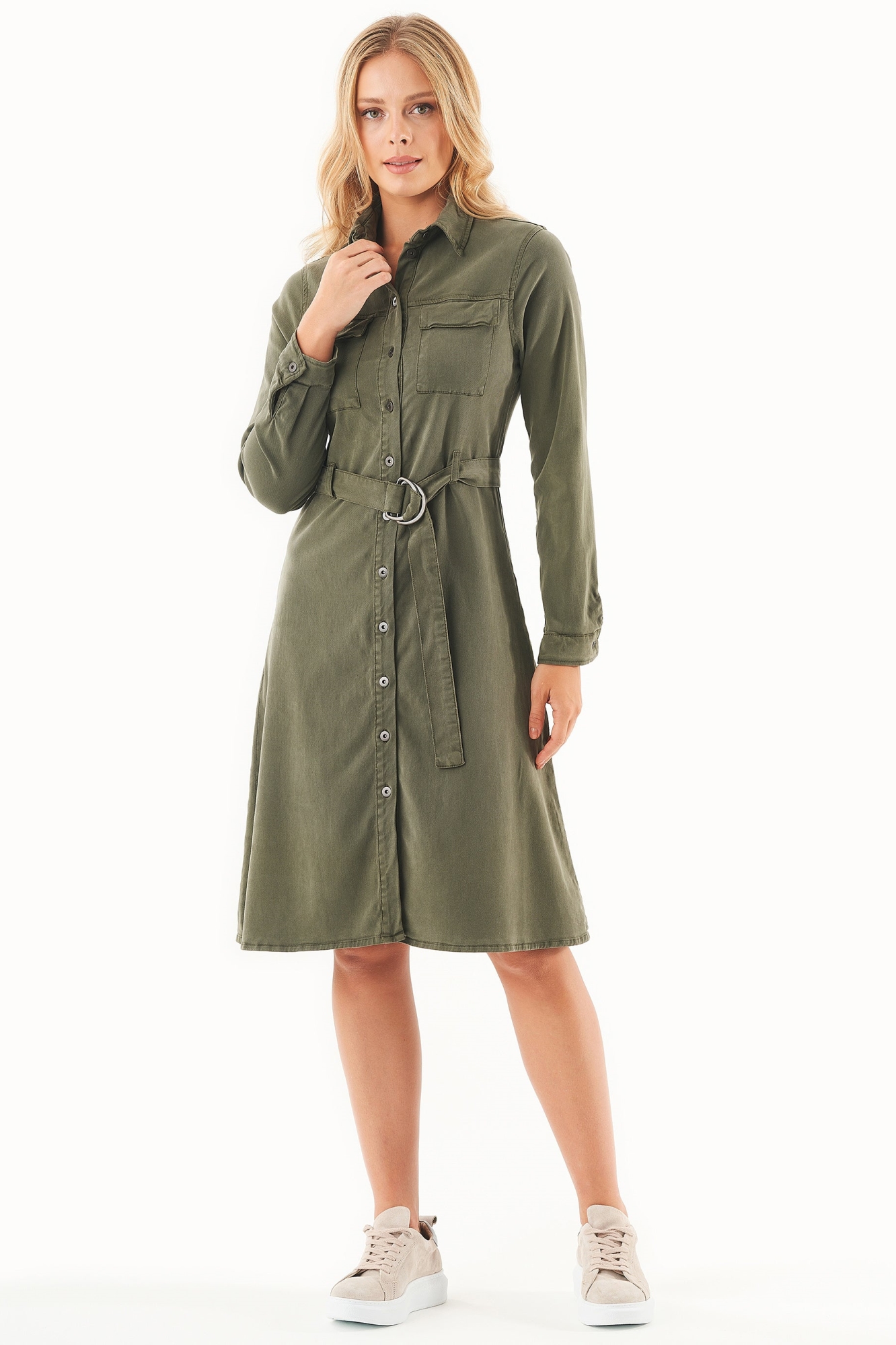 ORGANICATION  Shirtjurk Bio-Katoen Mix Olive