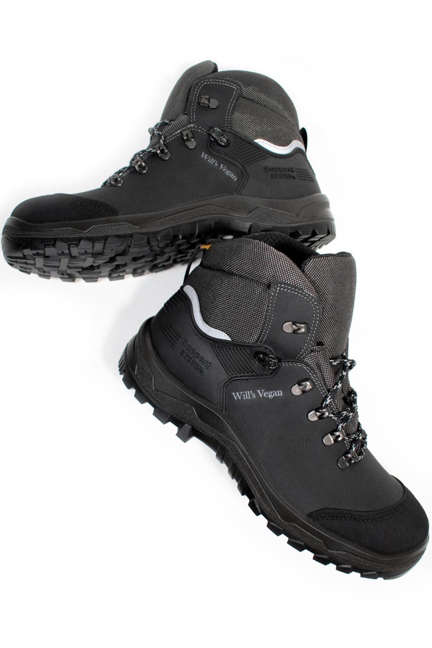 Will's Vegan Store mannen vegan Veiligheidsschoenen S3 Src Wvsport Zwart