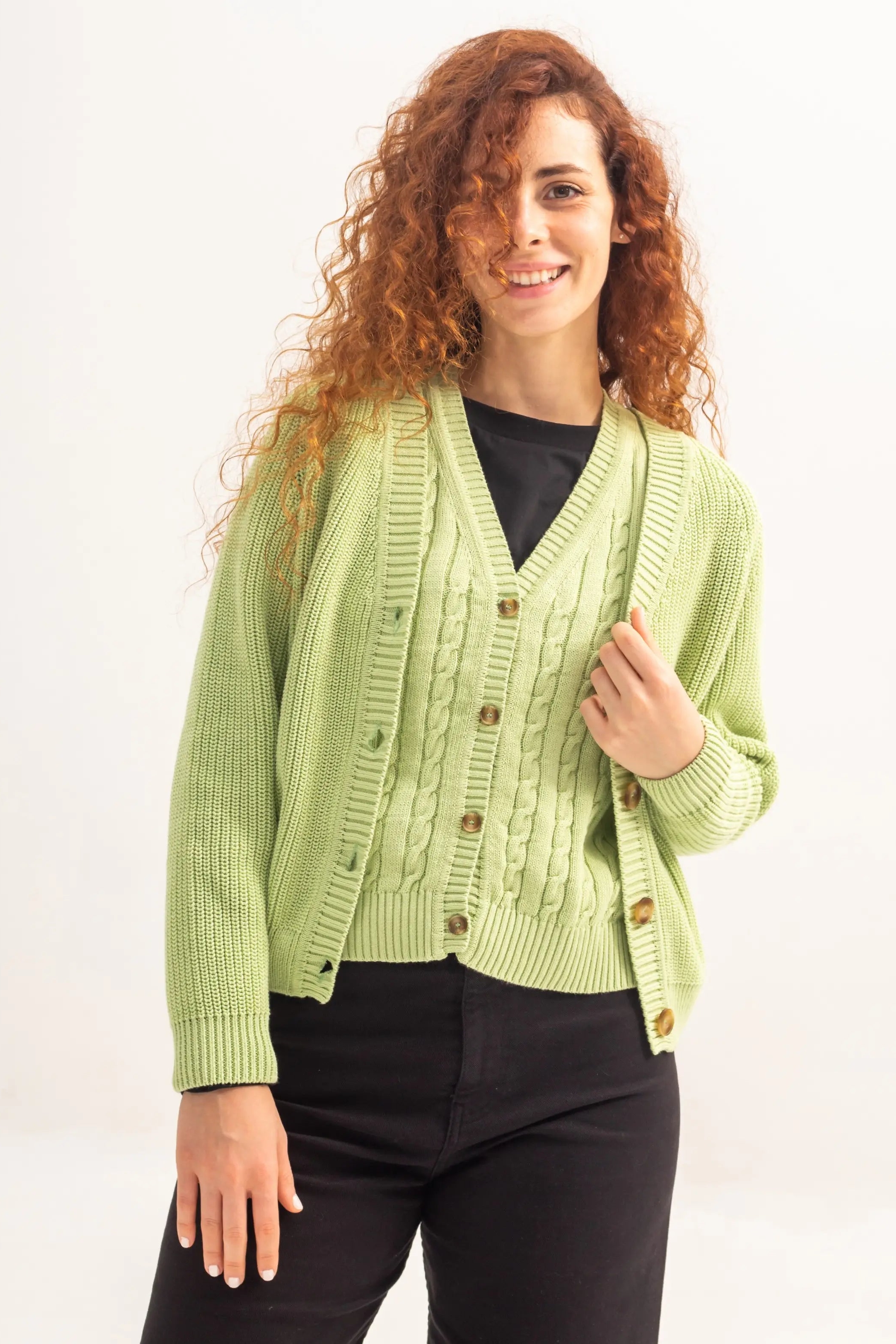 Clotsy  Vest Marta Limoengroen