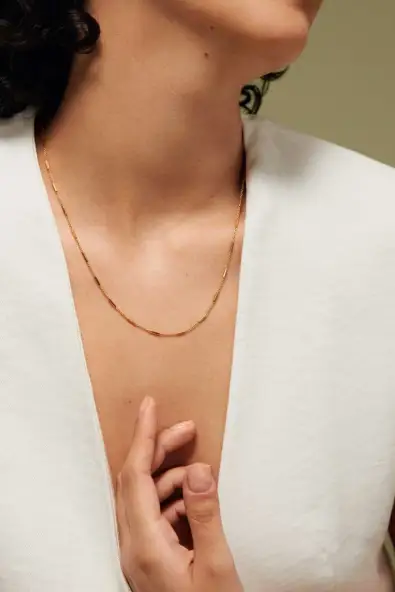 Gouden Dear Darling Berlin Ketting - 50cm