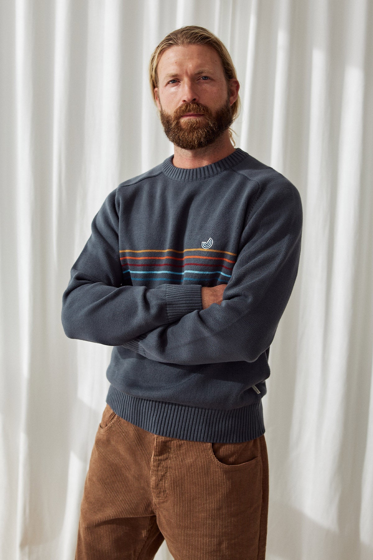 TWOTHIRDS mannen vegan Trui Buljarica Donker Zandgrijs