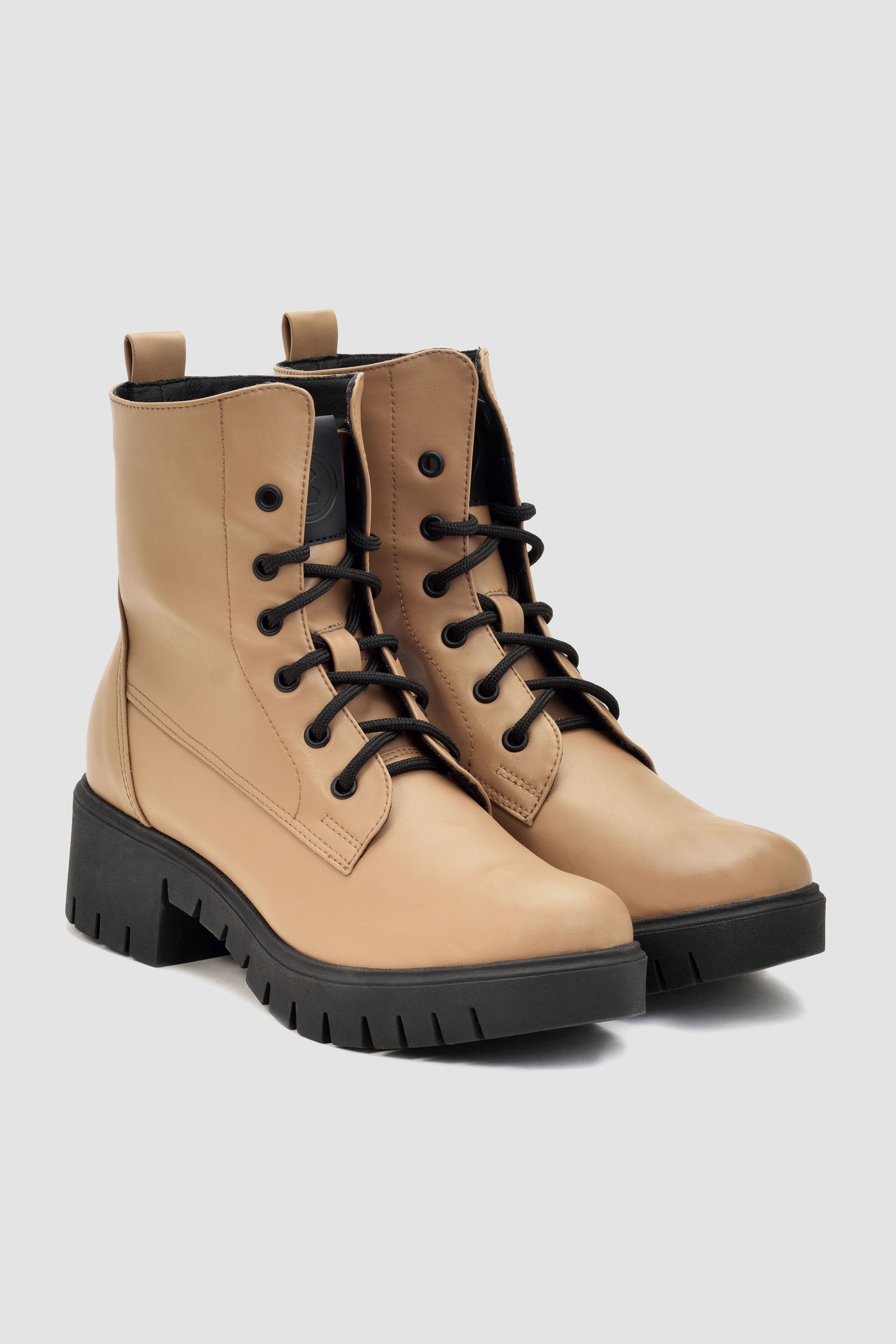 BOHEMA  Laarzen Workers No. 3 Carmel Beige
