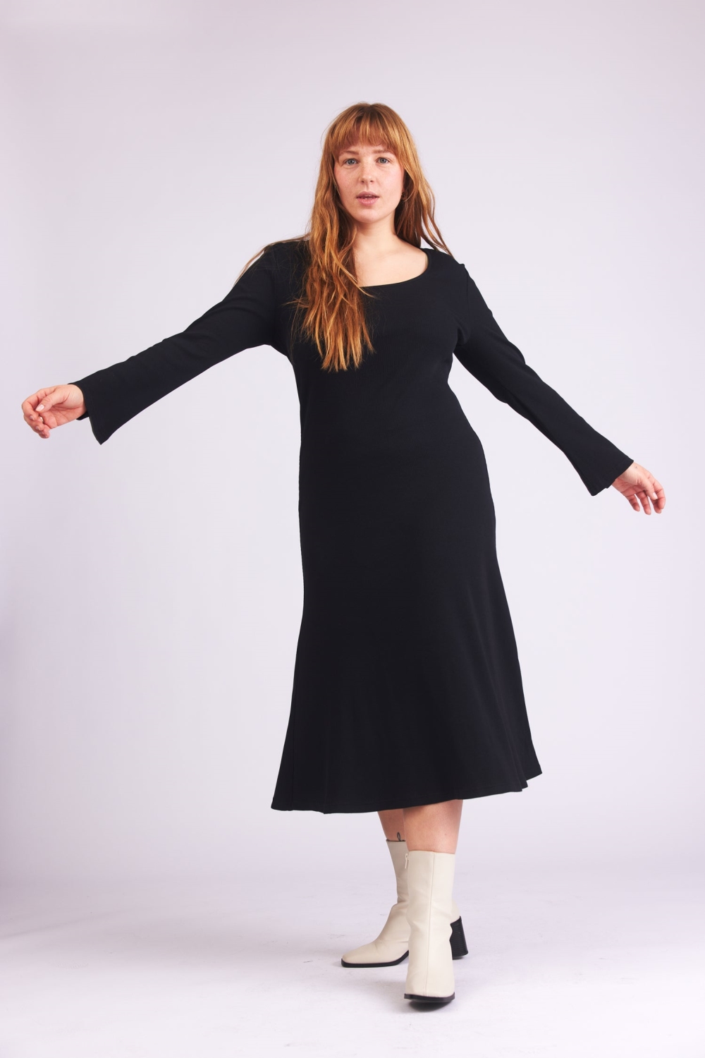 BaÃ¬ge the Label  Jurk Birdie Zwart