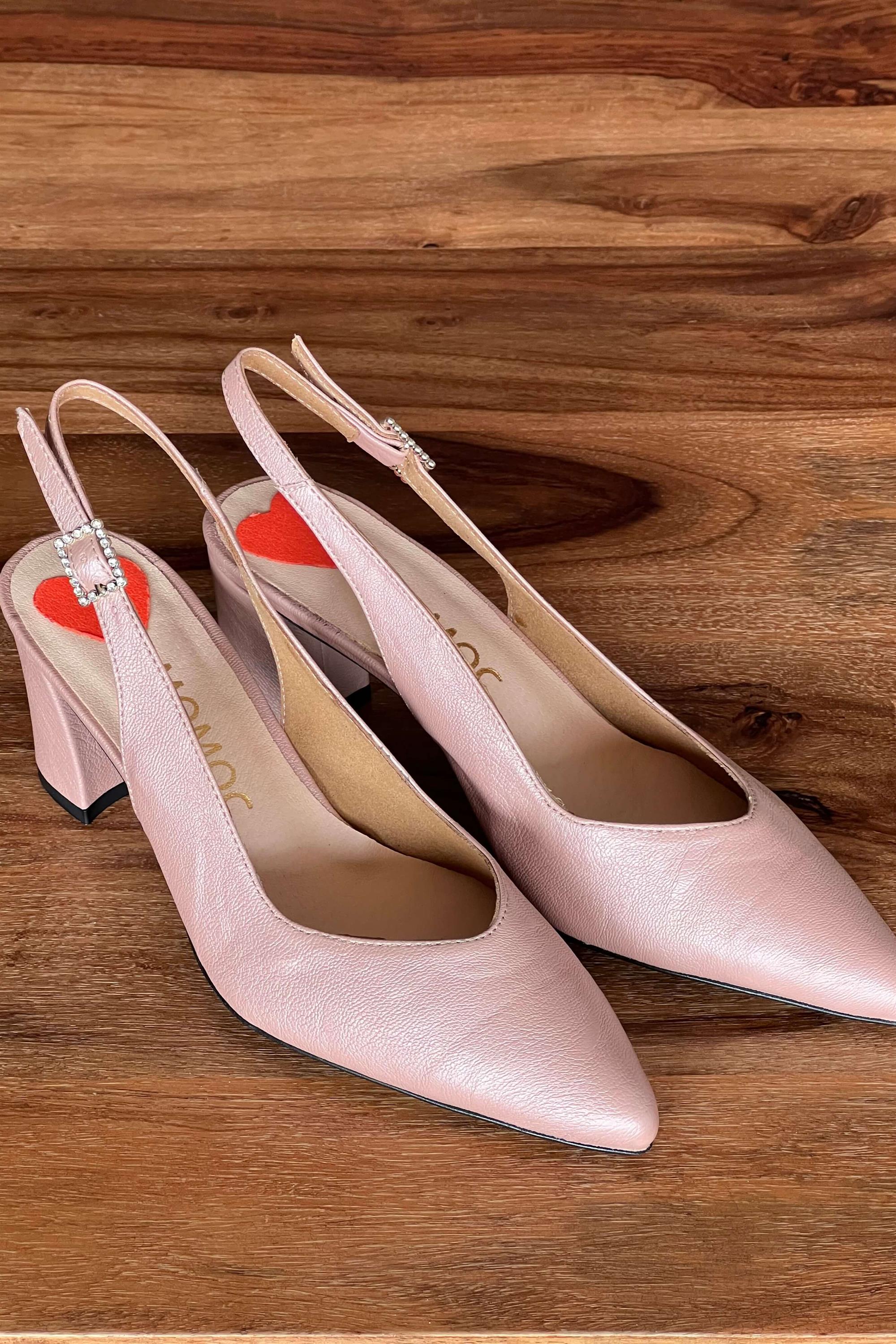 Momoc  Pumps Mon Amour Lichtroze