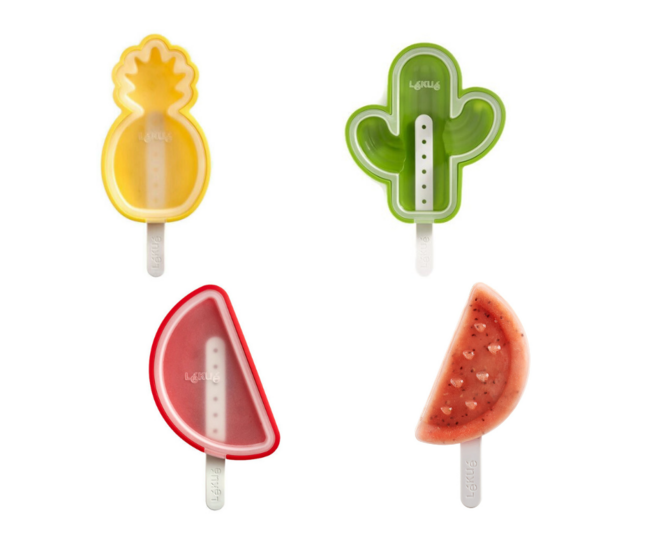 Lékué silicone ijsjesvorm - Cactus/Ananas/Meloen