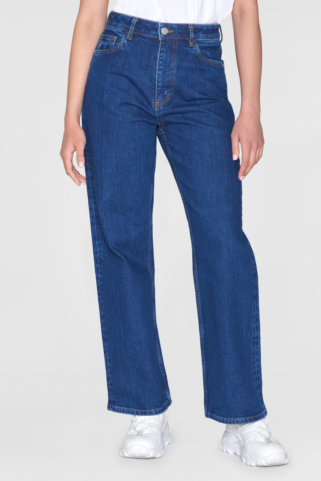 KnowledgeCotton Apparel  Jeans Gale Medium Blue