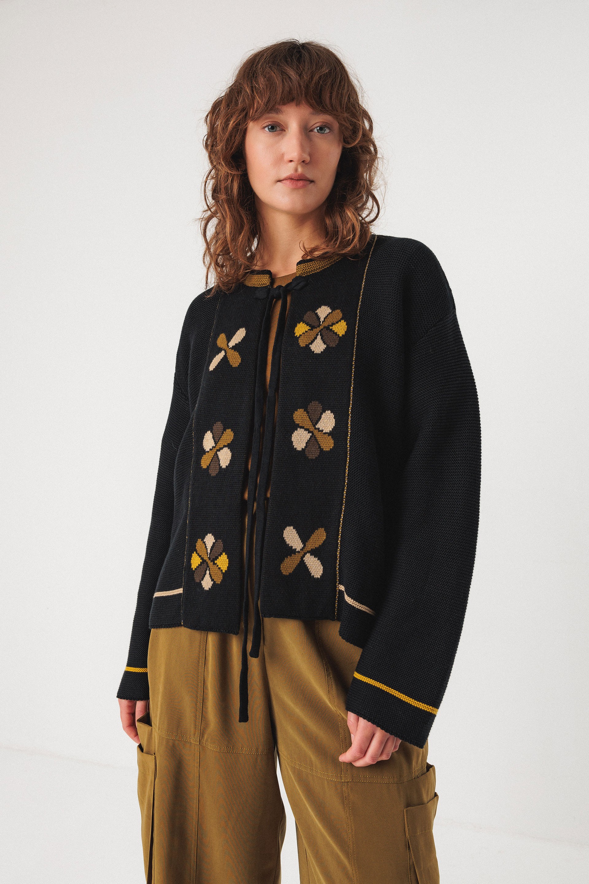 SKFK  Cardigan Edunxe Zwart
