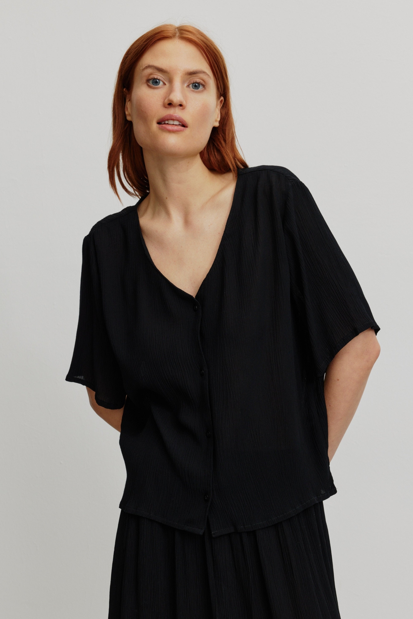 Recolution  Blouse Spirea Zwart