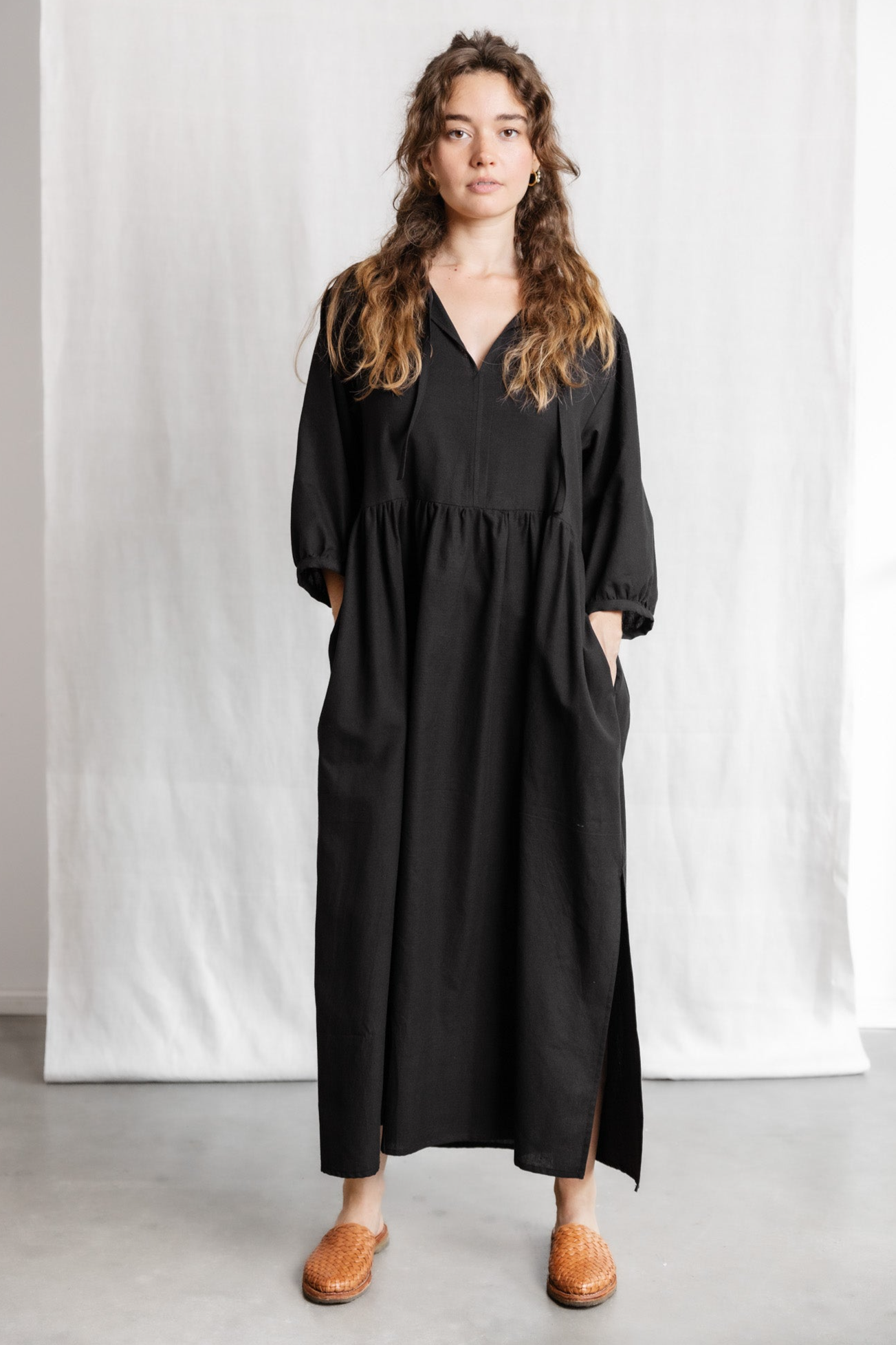 Jyoti - Fair Works  Jurk Paudali Zwart
