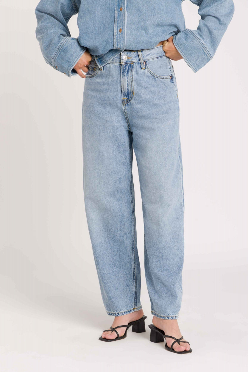 Kings of Indigo  Jeans Unisex Leila Cindy Washed Lichtblauw