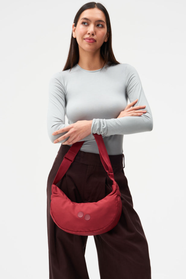 pinqponq  Crossbodytas Krumm Small Sienna Red