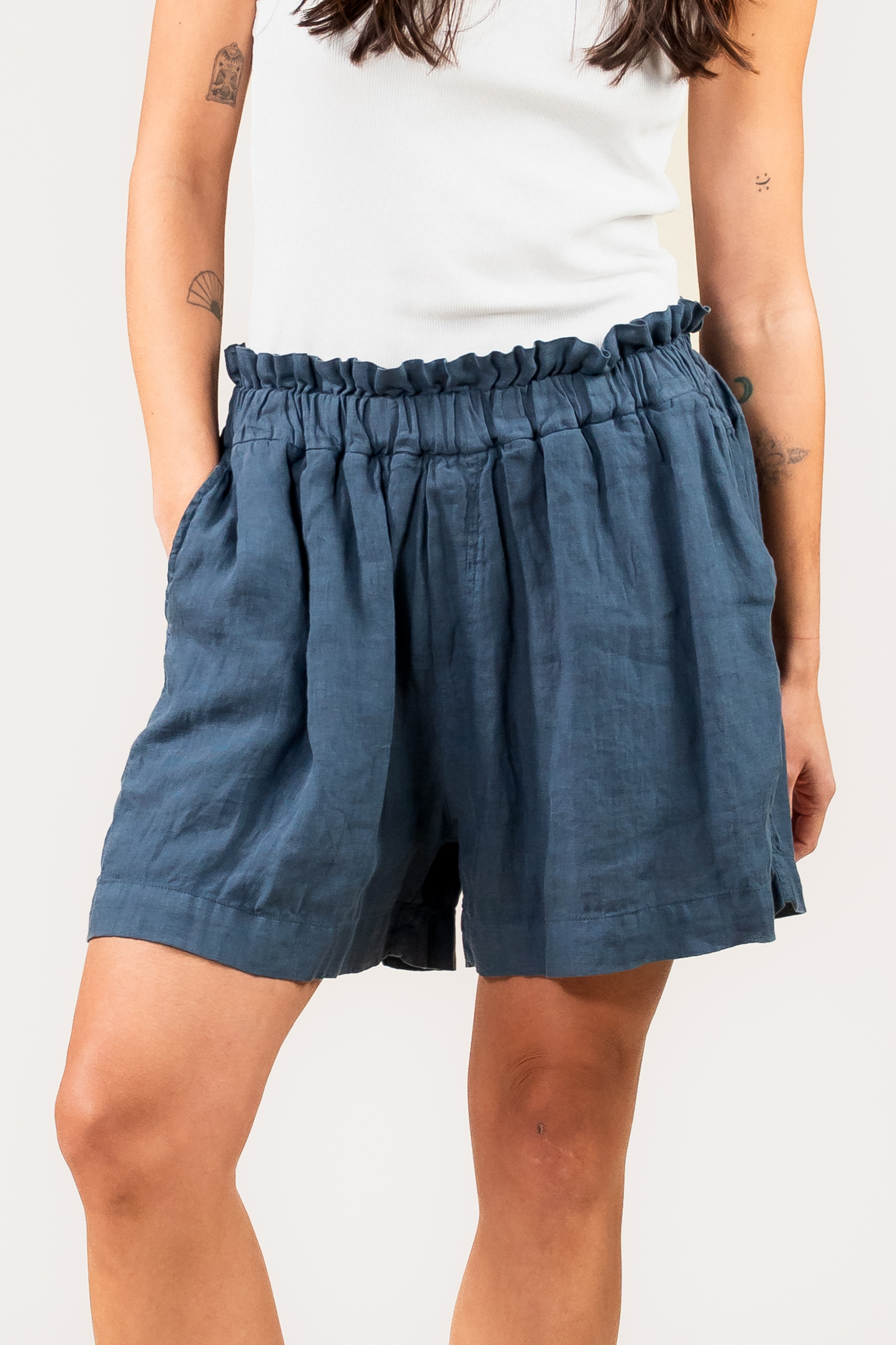 Kuyichi  Shorts Chloe Vintage Grijs