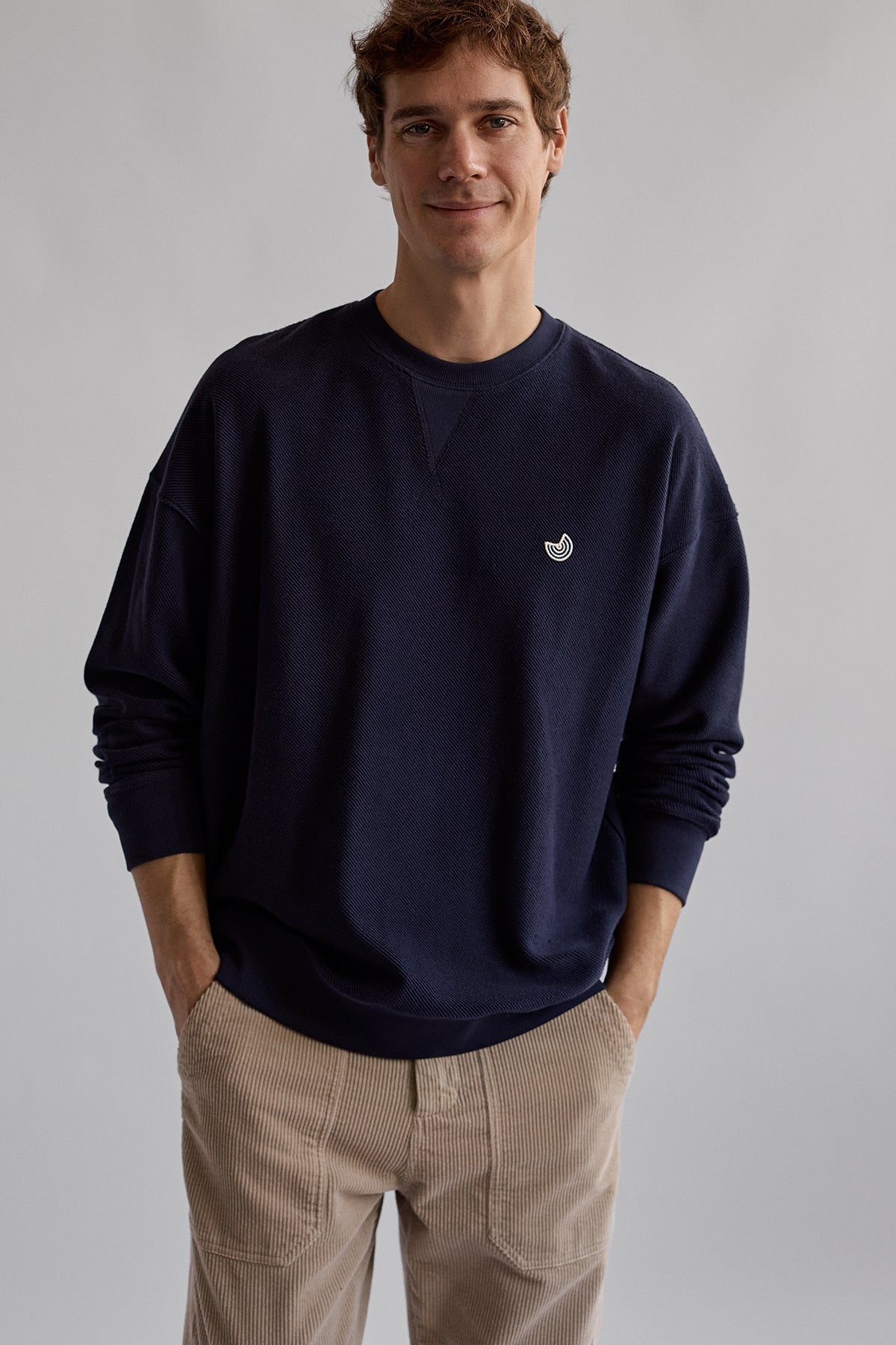 TWOTHIRDS mannen vegan Sweatshirt Middelhagen Navy