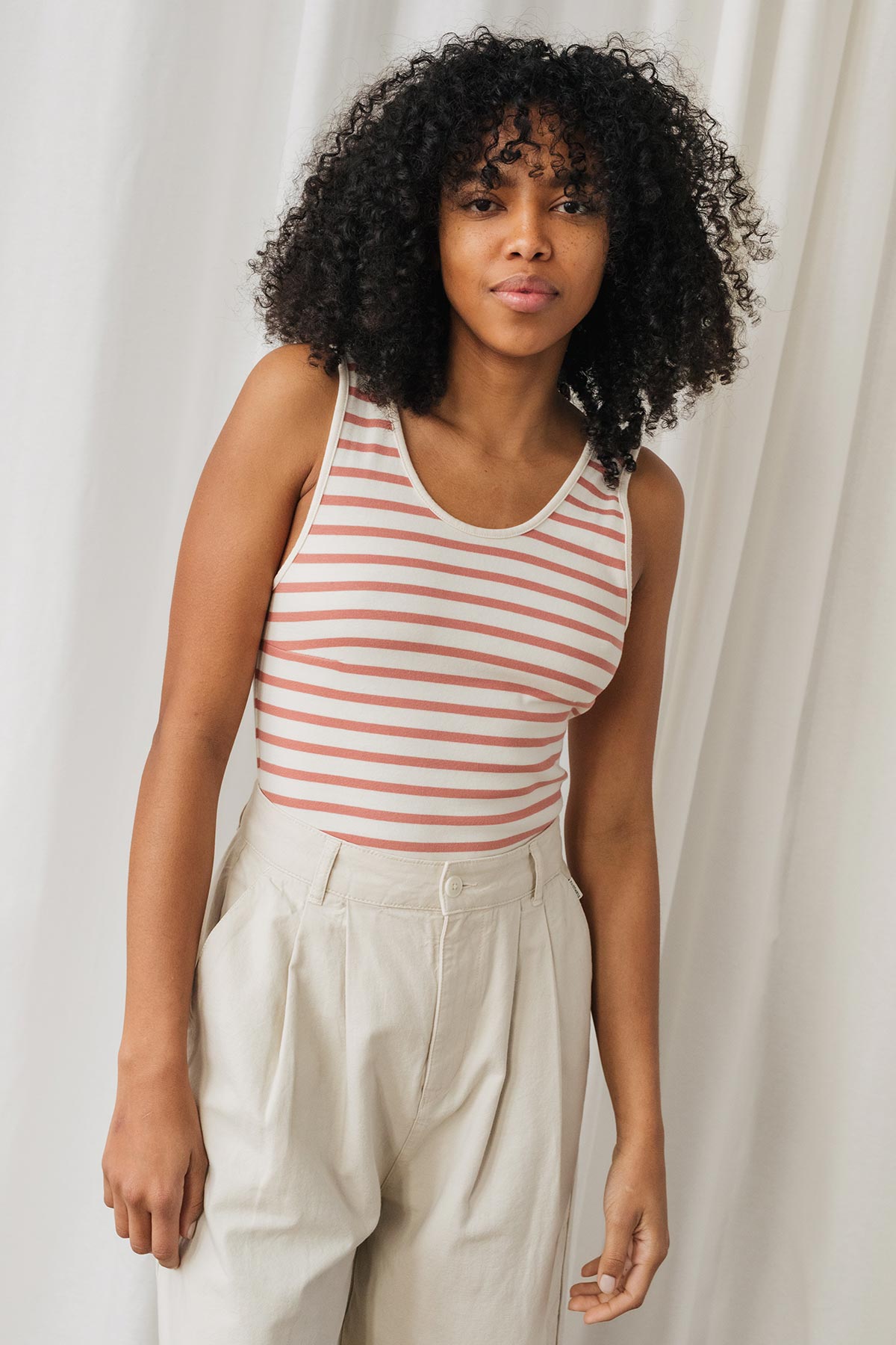 TWOTHIRDS  Bodysuit Boko Roze Strepen Roze
