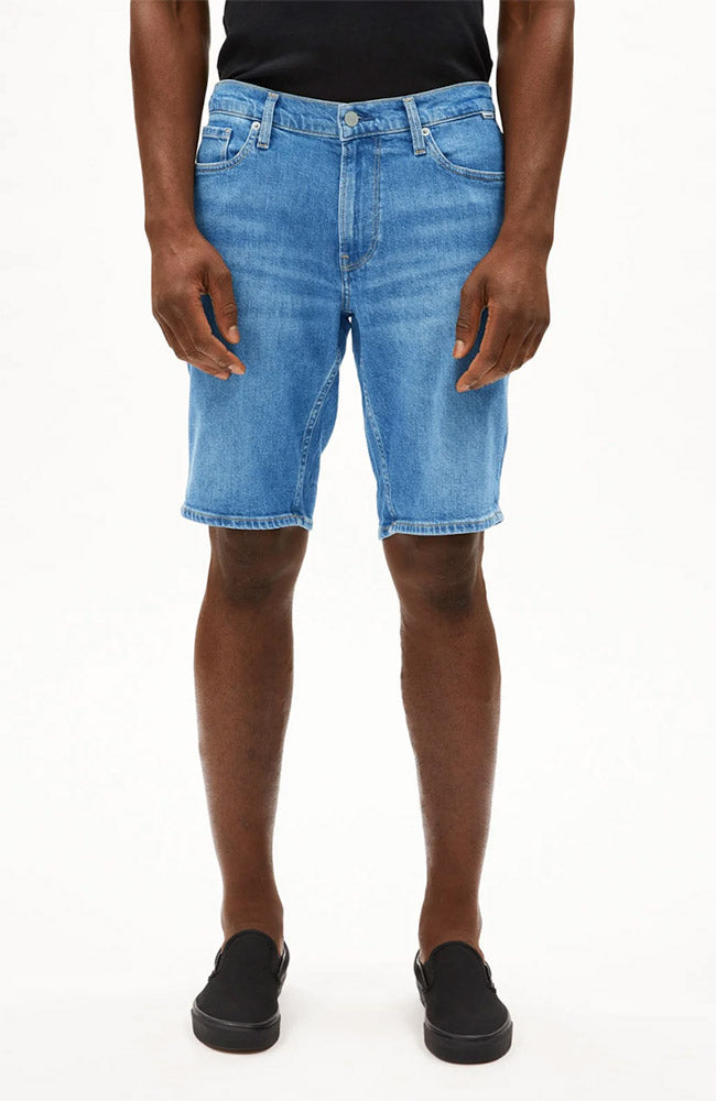 ARMEDANGELS mannen vegan Denim Shorts Naailo Jupiter Blue