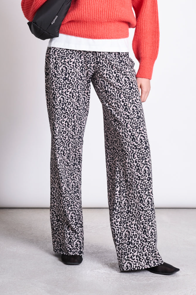 JAN 'N JUNE  Broek Kiso Leo-Print