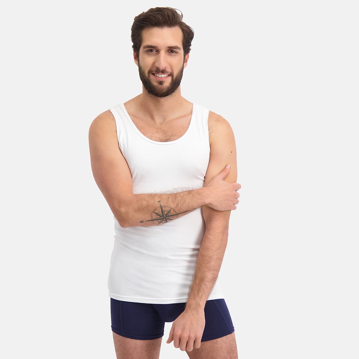 Singlet Stef (2-pack) - Wit