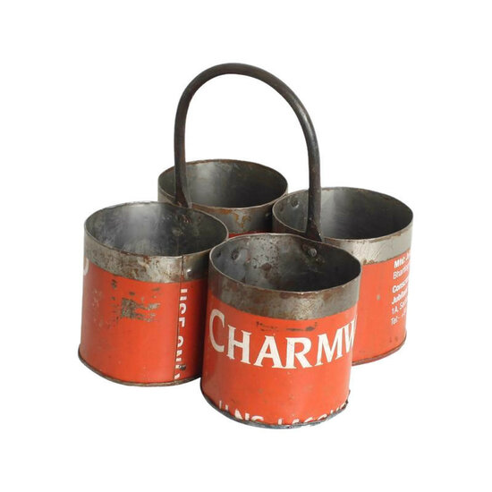 Vegetable holder scrapmetal 4 cups