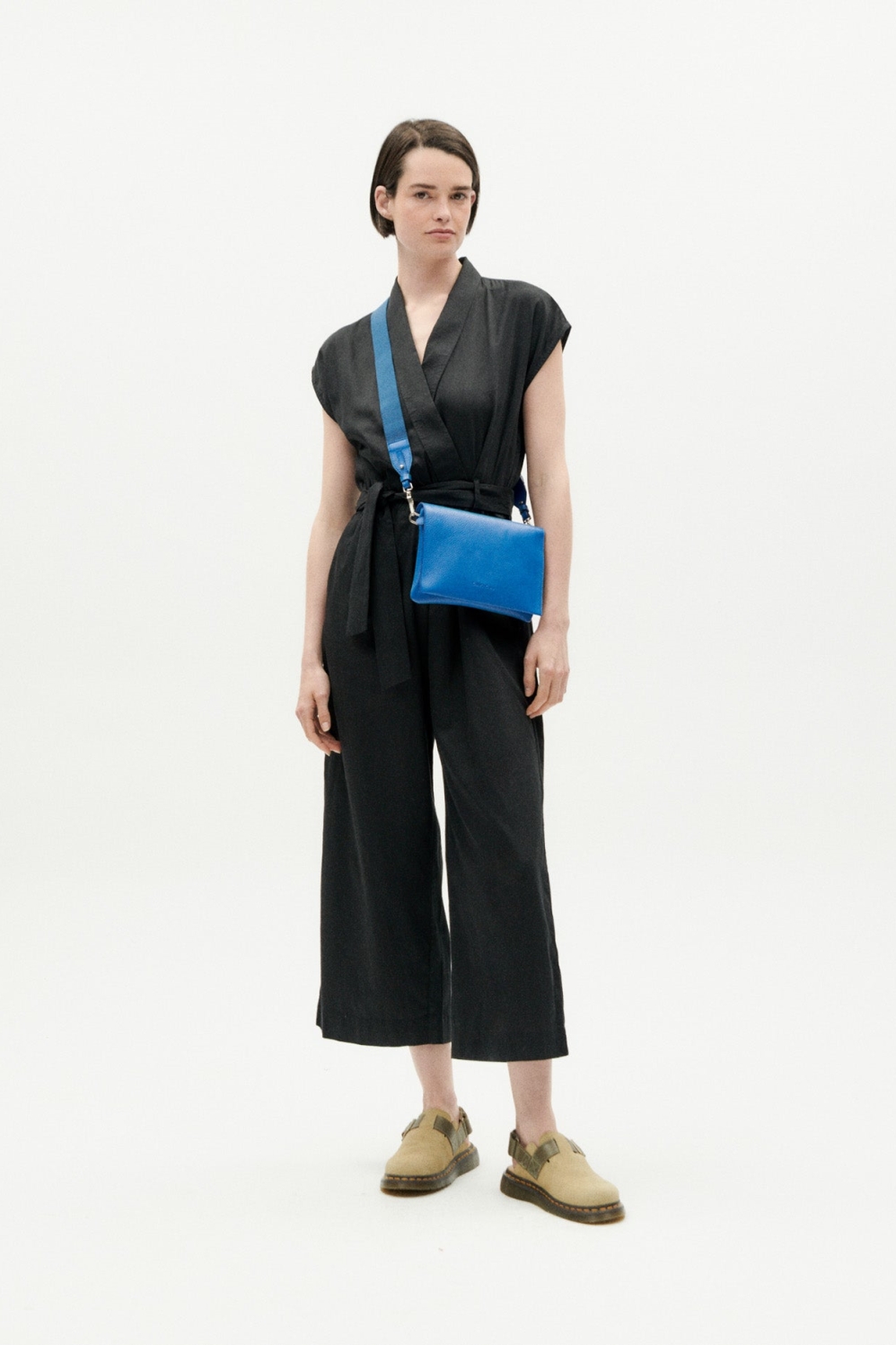 Thinking MU  Jumpsuit Malawi Zwart