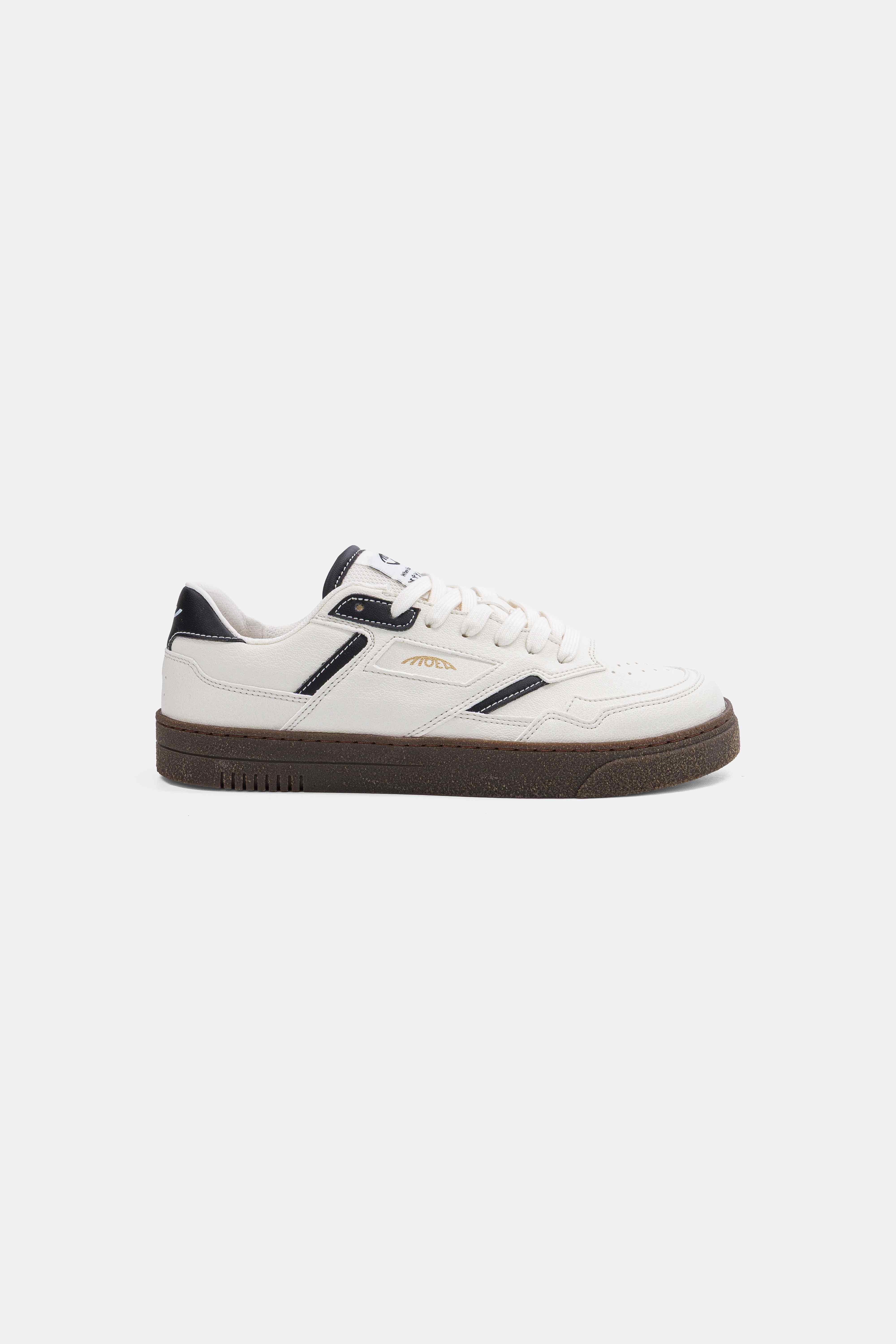 MoEa mannen vegan Sneakers Origin Low Black & White Corn