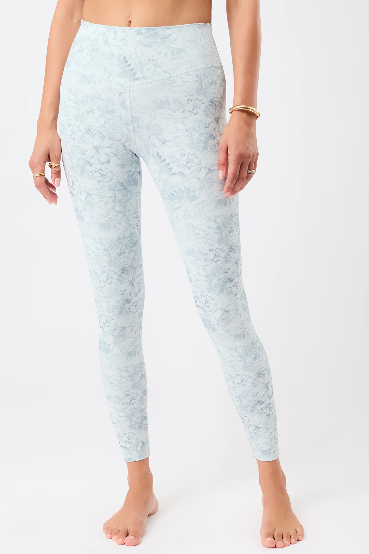 MANDALA  Panty Met Monoprint In Blue Mirage
