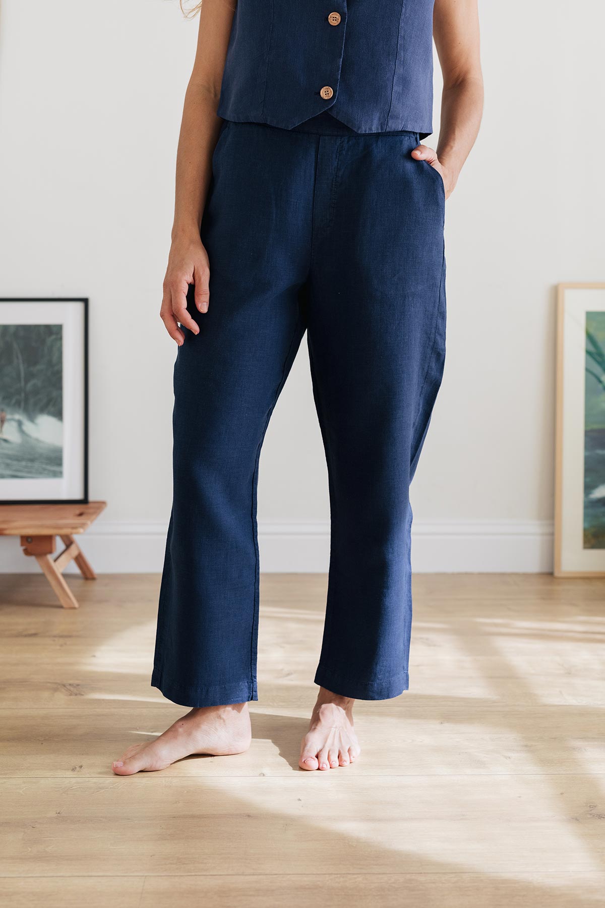 TWOTHIRDS  Broek Denis Blue Night