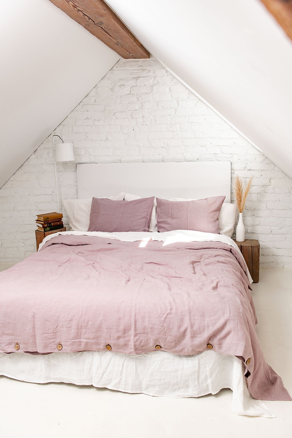 AmourLinen  Linnen Beddengoedset Dusty Rose