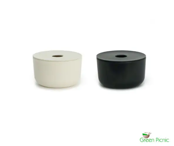 Ekobo Small Storage Box - Klein rond opbergdoosje van bamboevezel