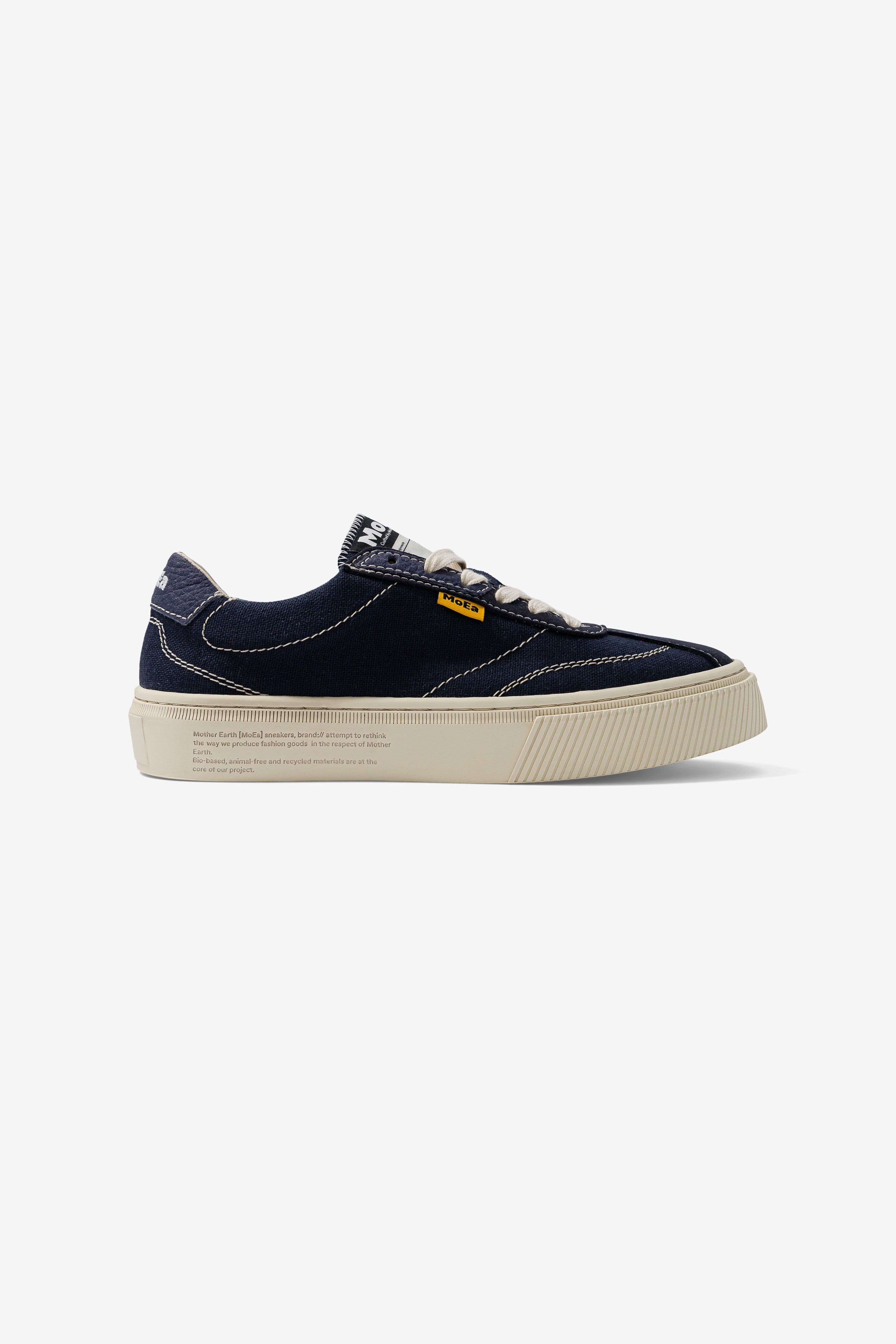 MoEa Vegan Sneakers Gen4 Hennep Marineblauw